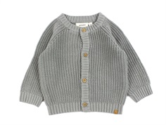 Lil Atelier limestone strikcardigan